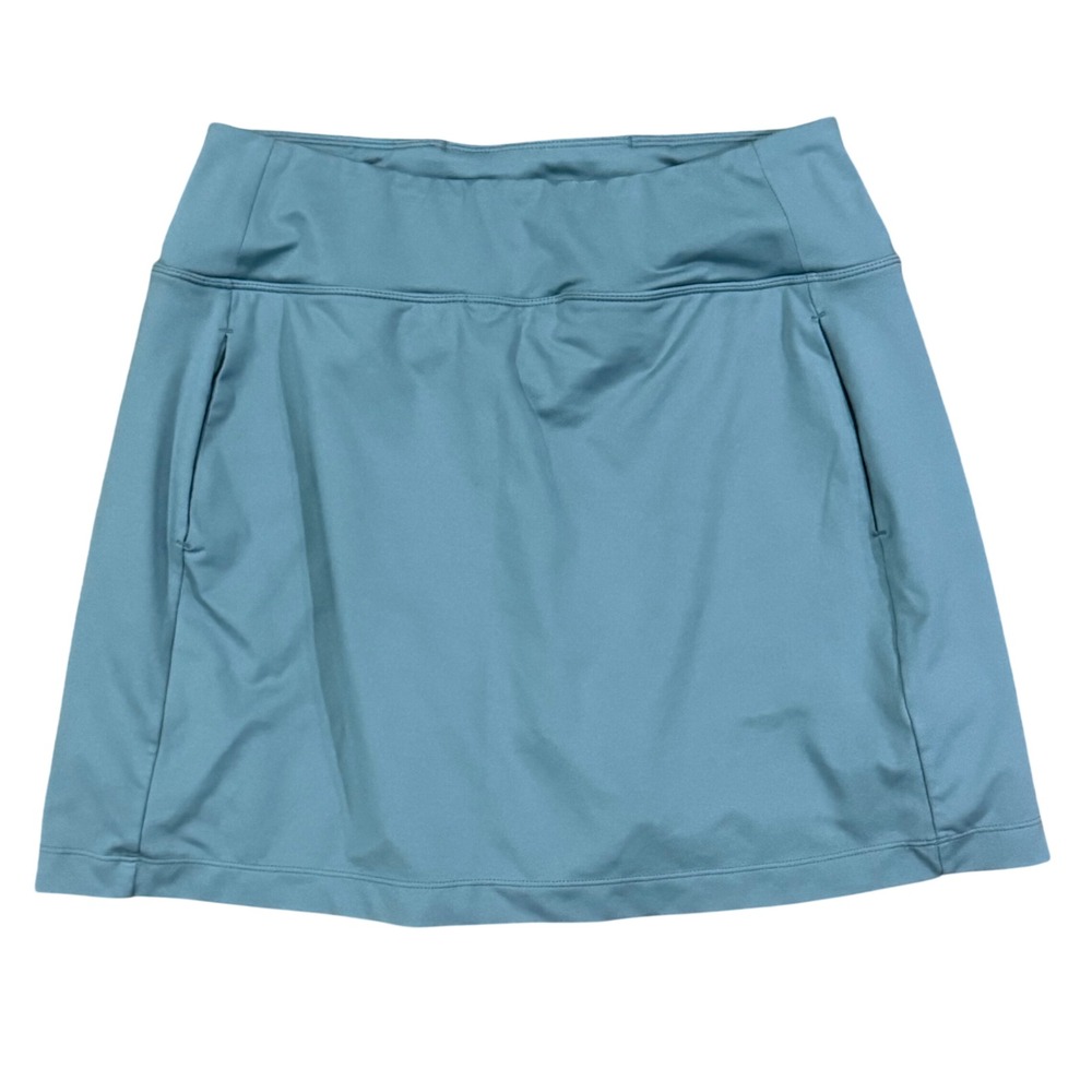 Title Nine Womens blue-green Athletic Skort Small Active Skirt Pockets Golf